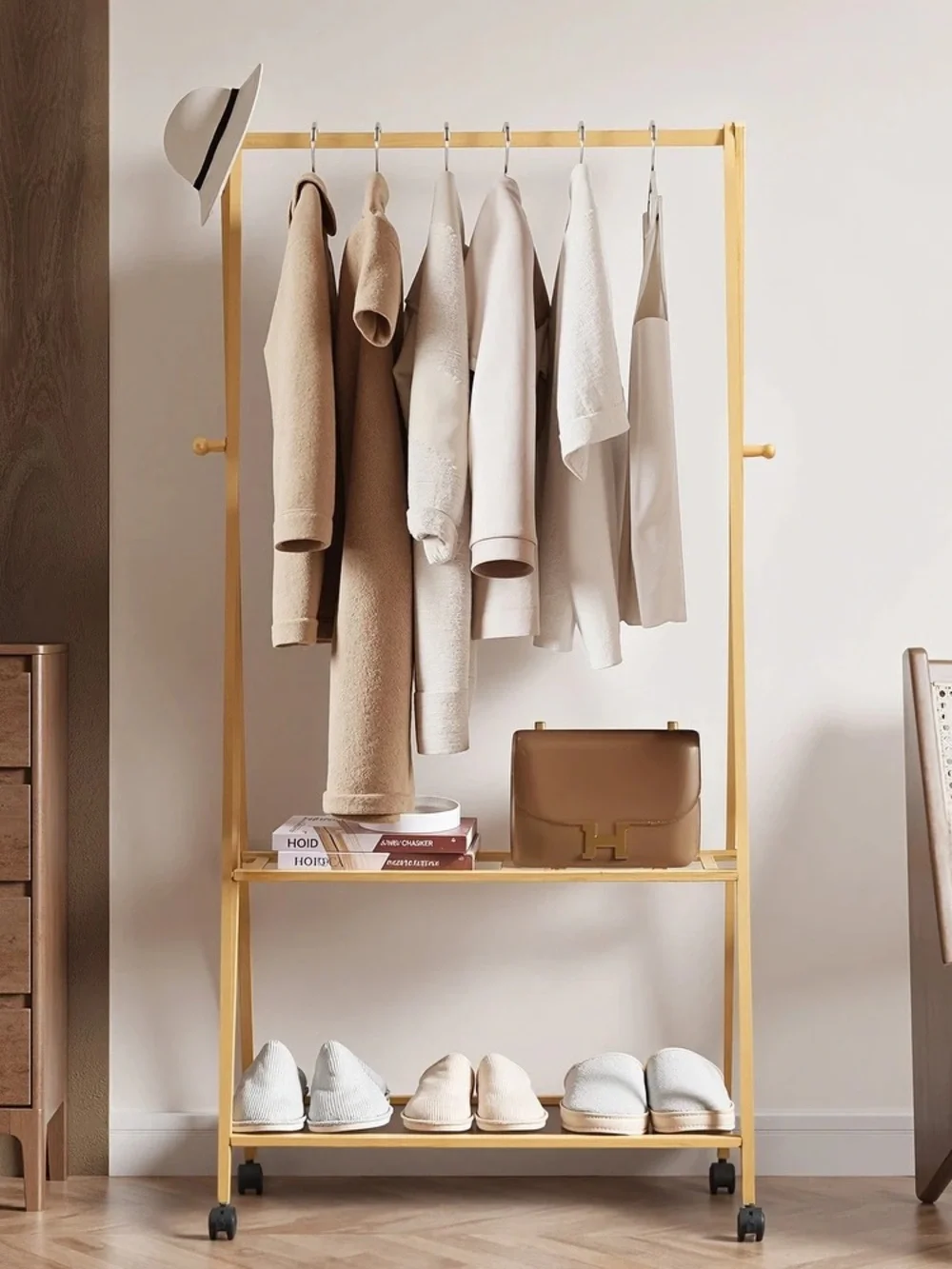 Wooden Garment Rack